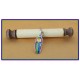 2 1/2 x 4 Blank Scroll Roll Up with Jump Ring